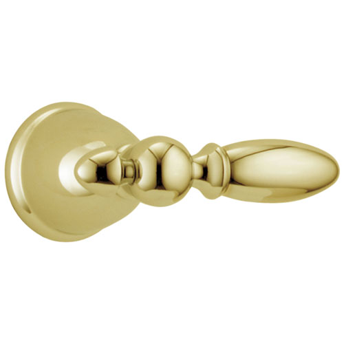 Qty (1): Delta Victorian Collection Polished Brass Finish Tub and Shower Metal Lever Handle