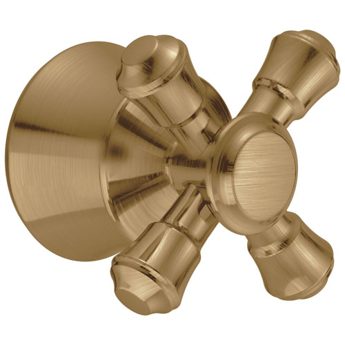 Qty (1): Delta Cassidy Collection Champagne Bronze Finish Tub and Shower Cross Handle