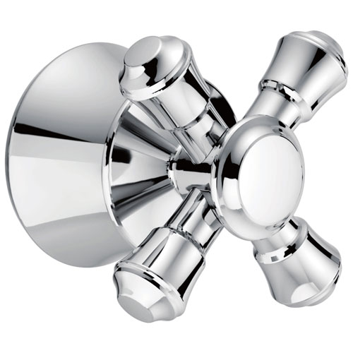 Qty (1): Delta Cassidy Collection Chrome Finish Tub and Shower Cross Handle