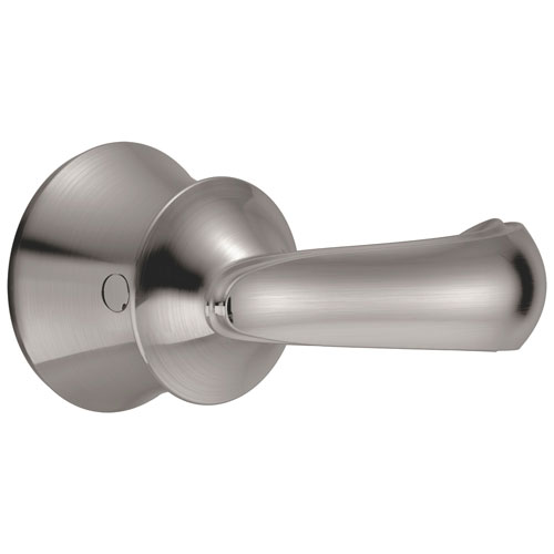 Qty (1): Delta Cassidy Collection Stainless Steel Finish Tub and Shower French Curve Handle