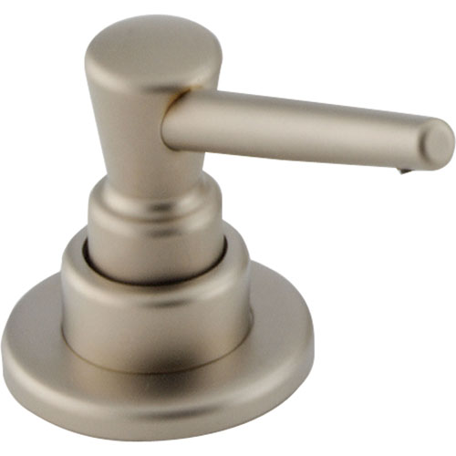 Delta Classic Deck Mount Pearl Nickel Finish Soap and Lotion Dispenser 336421
