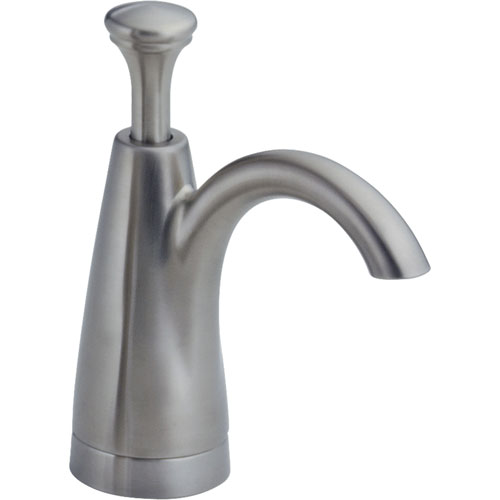 Delta Modern Counter Deck Mount Arctic Stainless Soap and Lotion Dispenser 555867