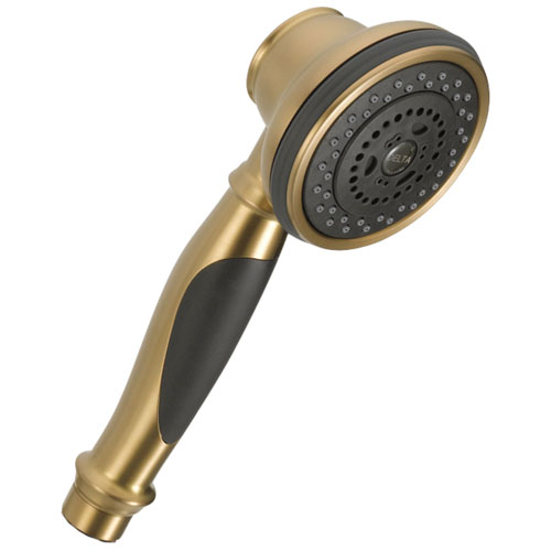Delta Champagne Bronze Finish 3-Setting Handheld Shower Head Sprayer Only DRP48770CZ
