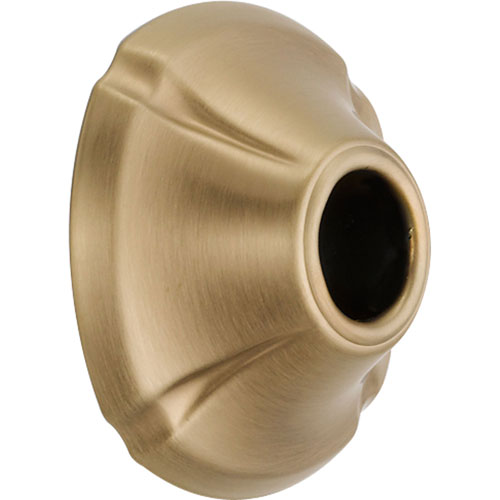 Qty (1): Delta Addison Collection Champagne Bronze Finish Addison Style Fluted Shower Arm Flange