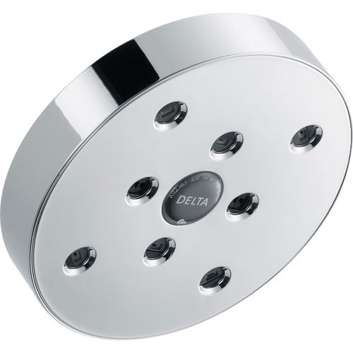 Delta 1-Spray Chrome Finish 5-1/2 in. H2Okinetic Shower Head 571847