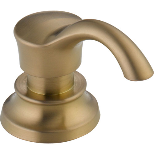 Delta Cassidy Champagne Bronze Finish Soap/Lotion Dispenser and Bottle 579684
