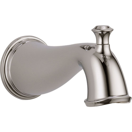 Delta Cassidy Polished Nickel Finish Pull-Up Diverter Tub Spout 582208