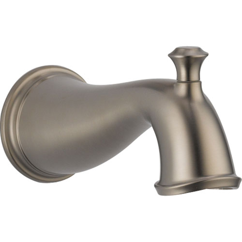 Delta Cassidy Stainless Steel Finish Pull-Up Diverter Tub Spout 582211