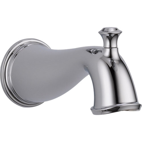 Qty (1): Delta Cassidy Chrome Finish Pull Up Diverter Tub Spout