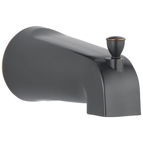 Delta Windemere Collection Oil Rubbed Bronze Finish Slip On Tub Spout with Pull-Up Diverter DRP81273OB