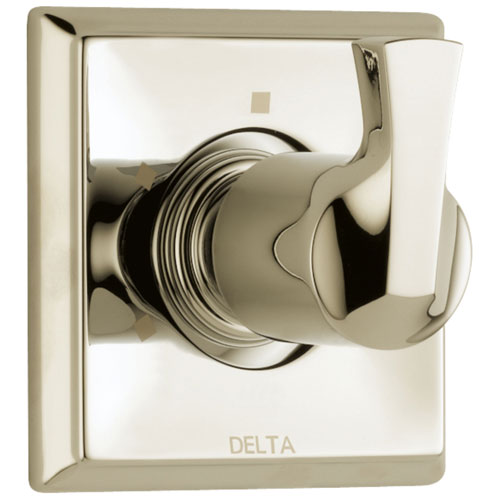 Qty (1): Delta Dryden Collection Polished Nickel 3 Setting 2 Port Contemporary Single Handle Shower System Diverter Trim Kit