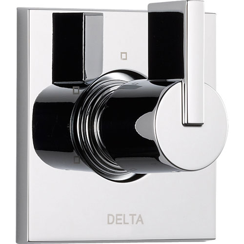 Delta Vero 3-Setting Chrome Single Handle Square Shower Diverter Trim Kit 521914