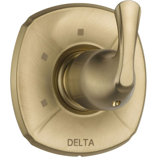 Qty (1): Delta Addison 3 Setting Modern Champagne Bronze Shower Diverter Trim Kit