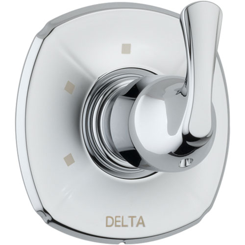 Qty (1): Delta Addison 3 Setting Modern Chrome 1 Handle Shower Diverter Trim Kit