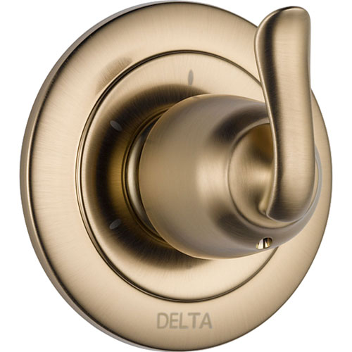Delta Linden 3-Setting Champagne Bronze Shower Diverter with Valve D204V