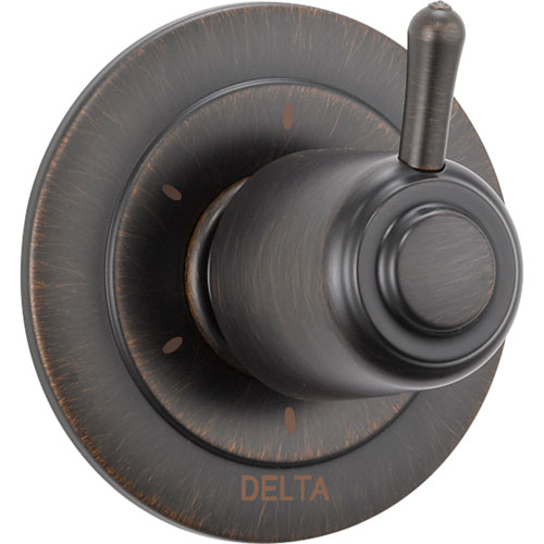 Delta 6-Setting Venetian Bronze Single Handle Shower Diverter Trim Kit 608656