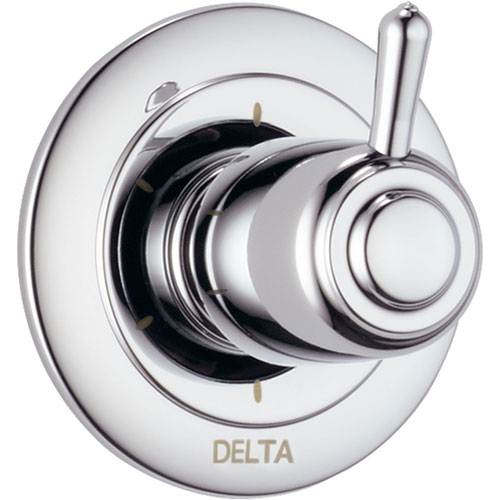 Qty (1): Delta 6 Setting Chrome Single Handle Shower Diverter Trim Kit