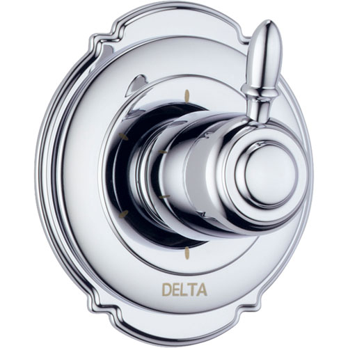 Qty (1): Delta Victorian 6 Setting Chrome 1 Handle Shower Diverter Trim Kit