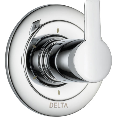 Qty (1): Delta Compel 6 Setting Chrome Single Handle Shower Diverter Trim Kit
