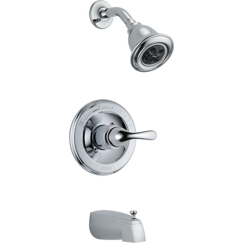 Delta Classic 1-Handle Chrome Finish Shower and Tub Faucet w/ Valve D233V