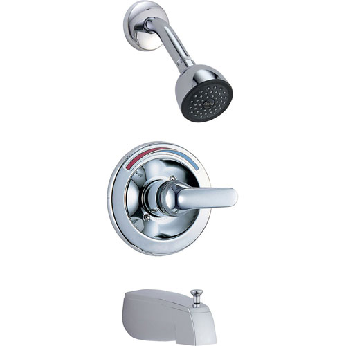 Qty (1): Delta Chrome Finish Monitor 13 Series Classic Style Tub and Shower Faucet Combination Trim Kit
