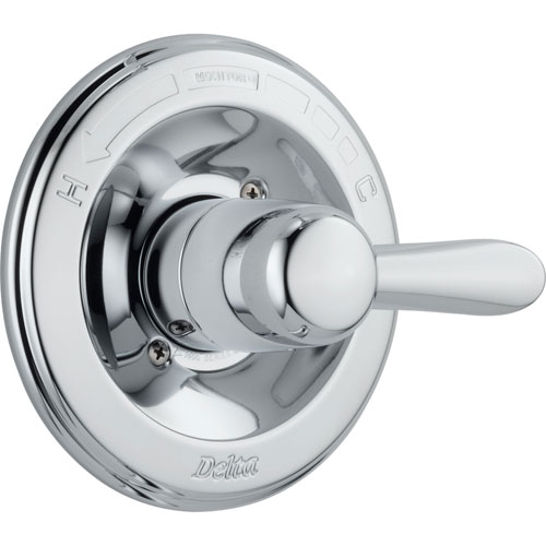 Delta Lahara Chrome Single Handle Shower Control, Includes Rough-in Valve D045V