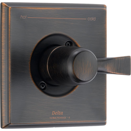Qty (1): Delta Dryden Venetian Bronze Single Handle Shower Control Valve Trim Kit