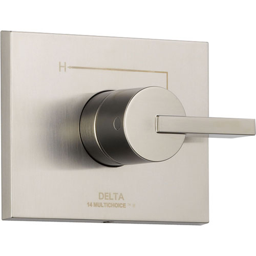 Qty (1): Delta Vero Stainless Steel Finish Single Handle Shower Control Trim Kit