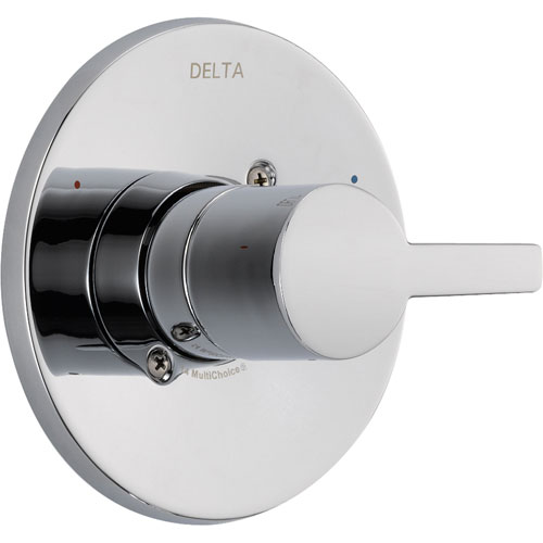 Delta Compel Modern Chrome Single Handle Shower Control Valve Trim Kit 584031