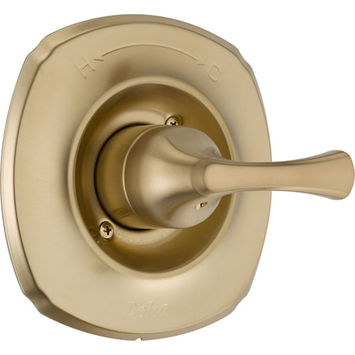 Delta Addison Champagne Bronze Single Handle Shower Control Includes Valve D067V