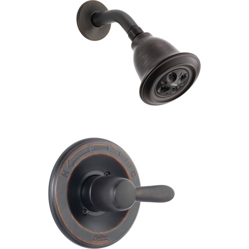 Delta Lahara Single Handle Venetian Bronze Shower Only Faucet with Valve D566V