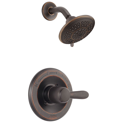 Delta Lahara Single Handle Venetian Bronze Shower Only Faucet with Valve D624V