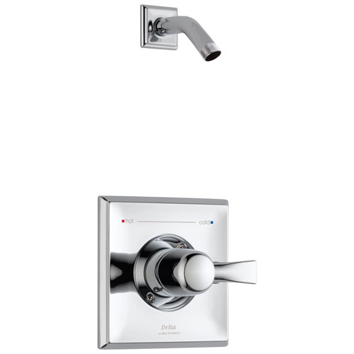 Delta Dryden Collection Chrome Finish Monitor 14 Series Stylish One Handle Shower only Faucet Trim Kit - Less Showerhead (Requires Valve) DT14251LHD