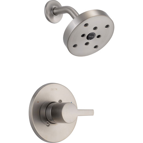 Qty (1): Delta Compel Stainless Steel Finish Modern Shower Only Faucet Trim