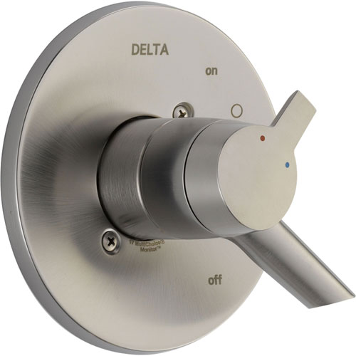 Qty (1): Delta Compel Temp and Volume Control Stainless Steel Finish Shower Trim