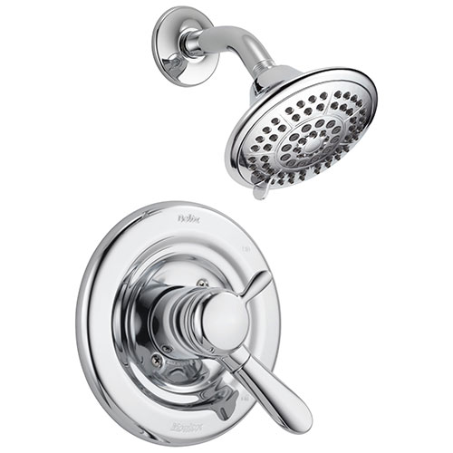 Delta Lahara Chrome Shower Only Faucet w/Dual Function Cartridge and Valve D673V