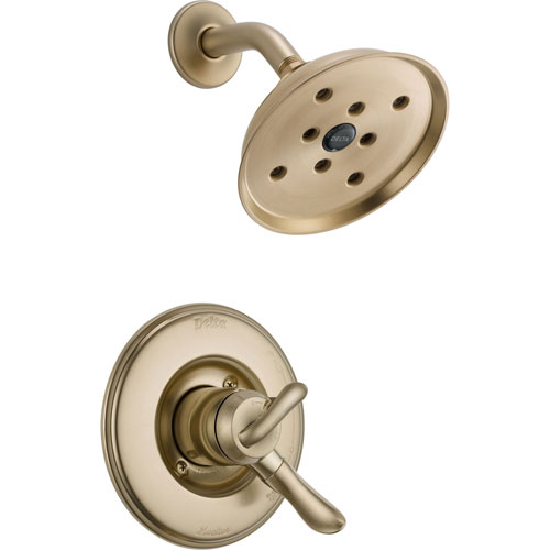 Qty (1): Delta Linden Dual Control Champagne Bronze Shower Only Faucet Trim Kit