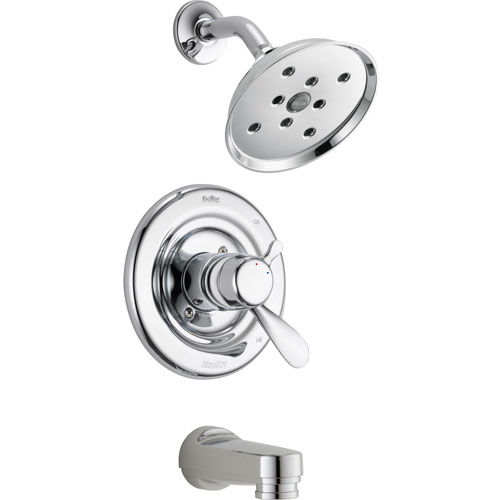 Delta Innovations Temp/Volume Control Chrome Tub and Shower Faucet w/Valve D427V