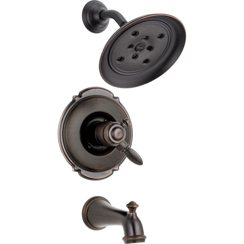 Delta Victorian Dual Control Venetian Bronze Tub and Shower Faucet w/Valve D424V
