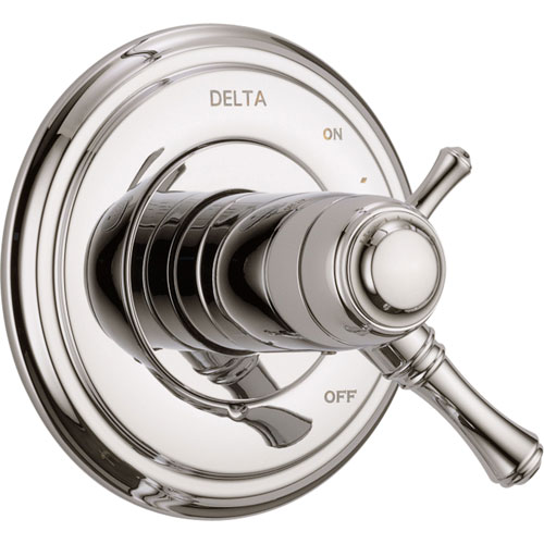 Qty (1): Delta Cassidy Polished Nickel Thermostatic Shower Valve Control Trim