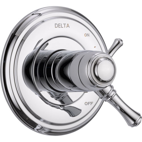 Qty (1): Delta Cassidy Chrome Thermostatic Shower Valve Dual Control Trim Kit