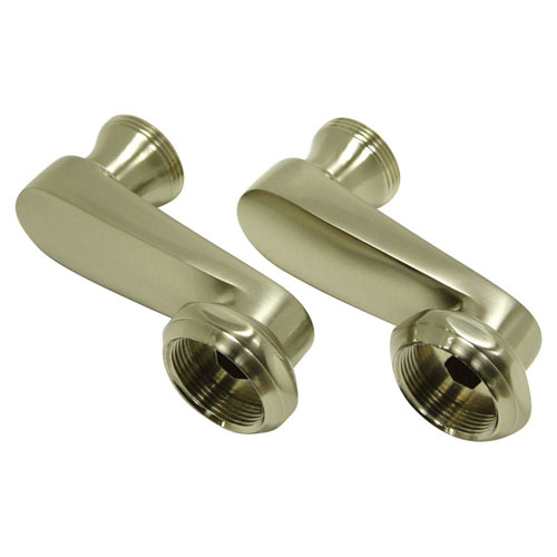 Qty (1): Kingston Brass Clawfoot Tub Faucet Satin Nickel Swing Arm with 1-inch Connection