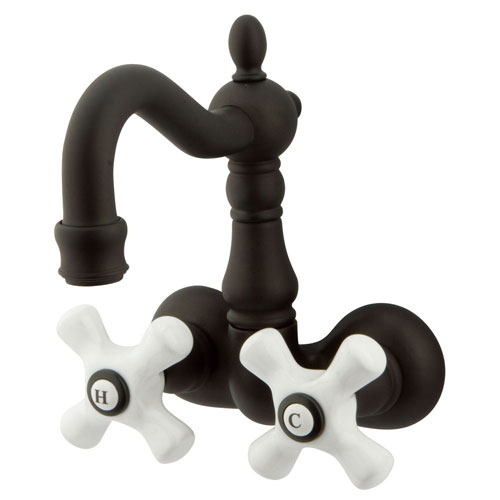 Kingston Brass Oil Rubbed Bronze Wall Mount Clawfoot Tub Faucet CC1079T5