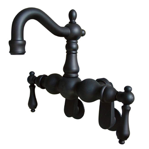 Kingston Brass Oil Rubbed Bronze Wall Mount Clawfoot Tub Faucet CC1081T5