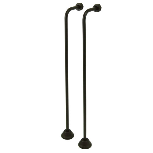 Qty (1): Kingston Oil Rubbed Bronze Single Offset Water Supply Lines Bath Supplies