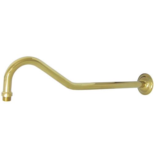 Bathroom fixtures Shower Arm Polished Brass 17