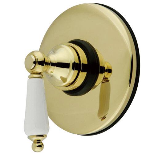Kingston Polished Brass Wall Volume Control Valve for Shower Faucet KB3002PL