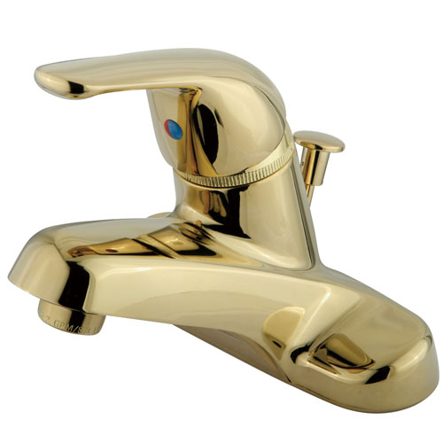 Kingston Brass Polished Brass Single Handle 4