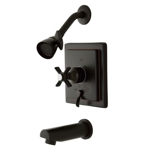 Kingston Brass KB86550ZX Tub and Shower Combination Faucet Oil Rubbed Bronze