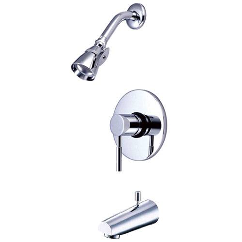 Kingston Brass Concord Chrome Single Handle Tub & Shower Faucet KB8691DL